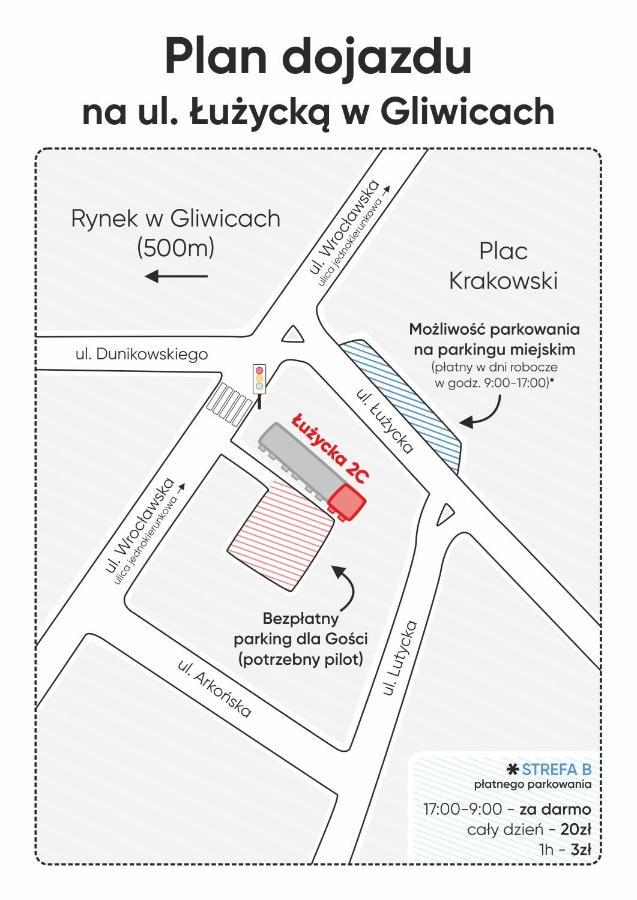 Kairos - Szafir - Darmowy Parking, Scisle Centrum * Gliwice